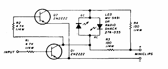 Sonda lógica de tres estados 
