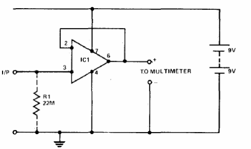 Sonda de 100 M ohm 
