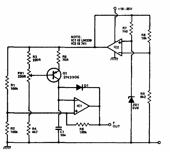 Convertidor de temperatura a frecuencia
