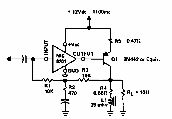 Amplificador integrado de 6 W 
