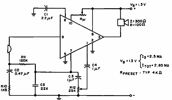 Amplificador de 1.5 mW 
