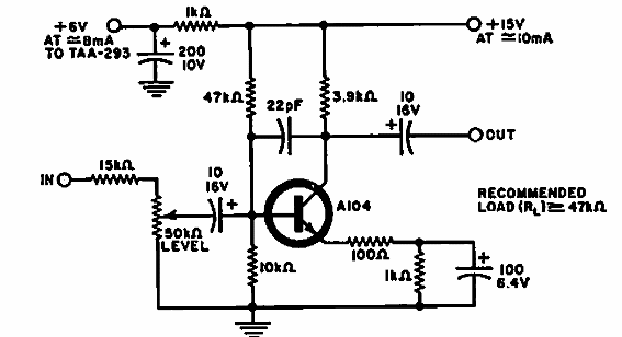 Amplificador de preamplificador 
