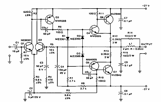 Amplificador de 35 W 
