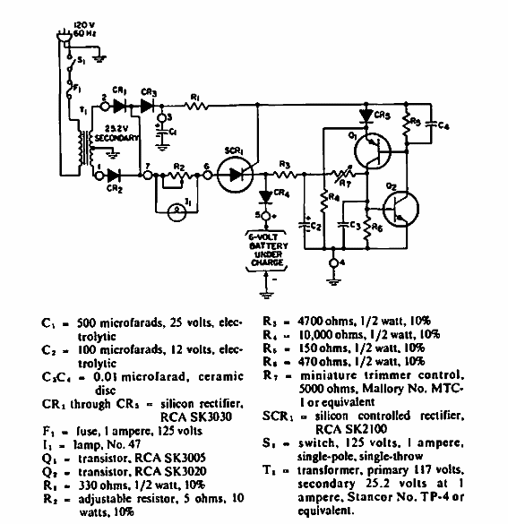 Cargador 6V 
