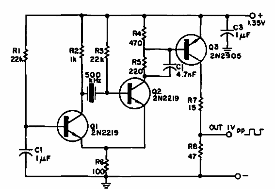 Clock de 500 kHz
