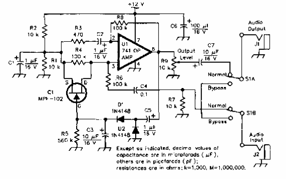 Preamplificador de audio 
