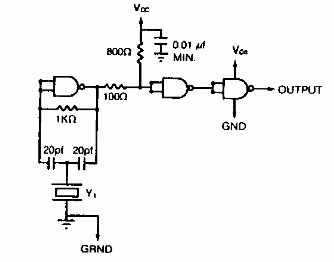 Oscilador TTL de 1 a 20 MHz 
