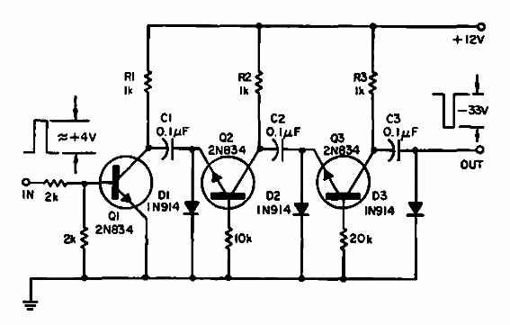 Convertidor de 12 a 35 V 
