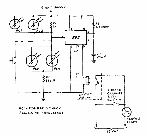 Control automático de lámpara 
