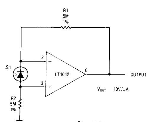 Amplificador de fotodiodos
