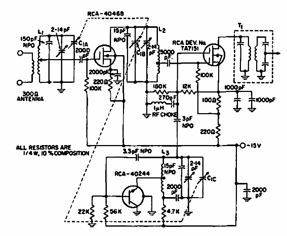 Sintonizador con MOSFET 
