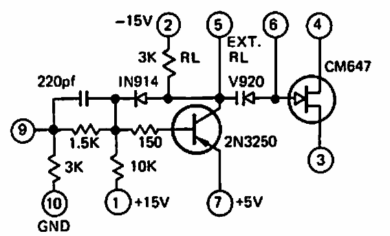 Interruptor FET de alta velocidad 
