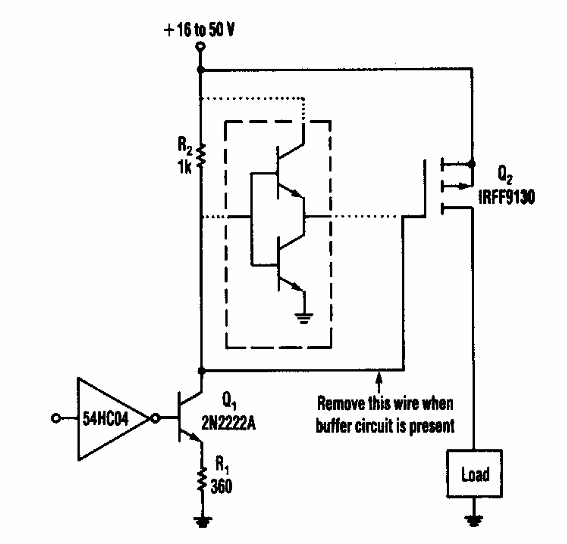 Driver con MOSFET 
