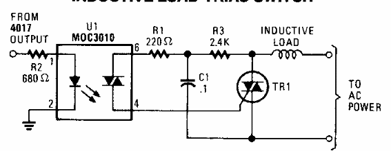 Shield para cargas inductivas con triac 
