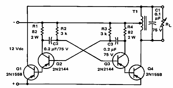 Inversor de CA de 20 V con 50 W 
