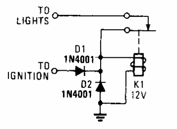 Recordatorio de luces encendidas
