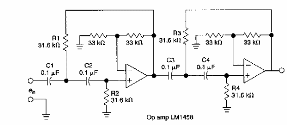 Filtro pasa altas de 50 Hz 
