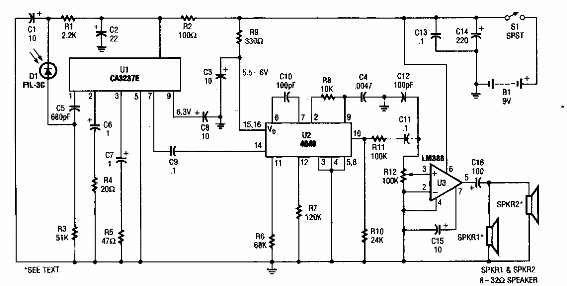 Receptor de infrarrojos para teléfono 
