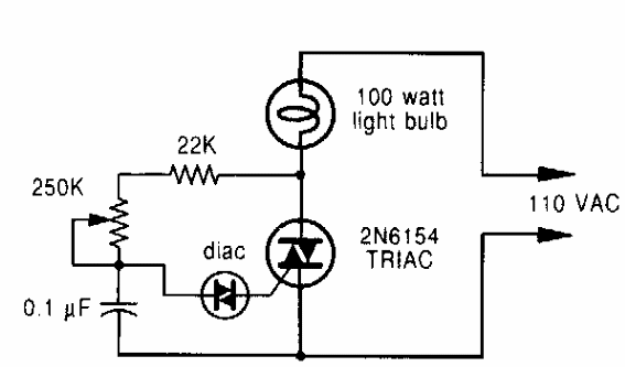 Atenuador con triac 
