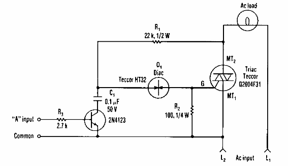 Controlador de triac sensible 
