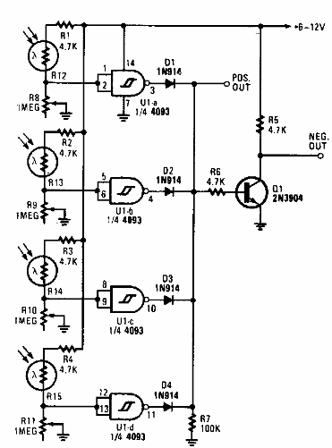 Sensor de luz múltiple
