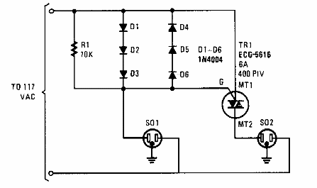 Sensor de carga de CA 
