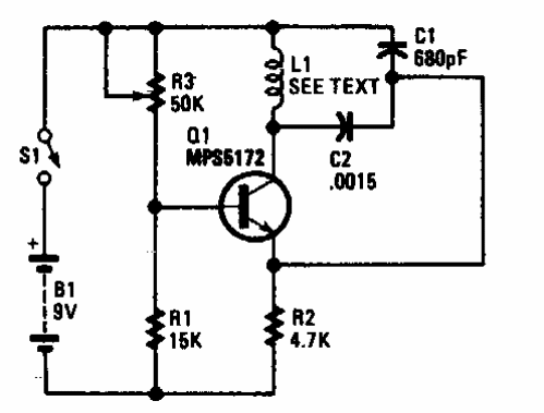 Detector de metales simple 
