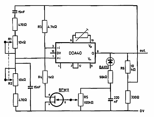 Puente de Wien de 1 a 15 kHz 
