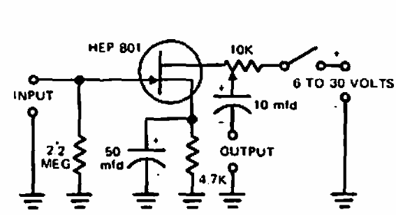 Preamplificador de micrófono 
