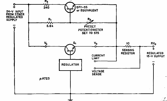 Protección para regulador serie 
