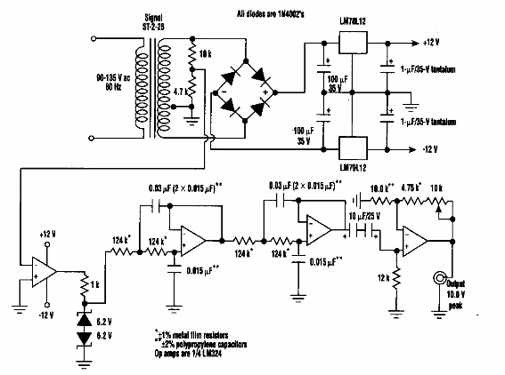 Oscilador estable de 60 Hz 
