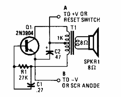 Pequeño oscilador de audio 
