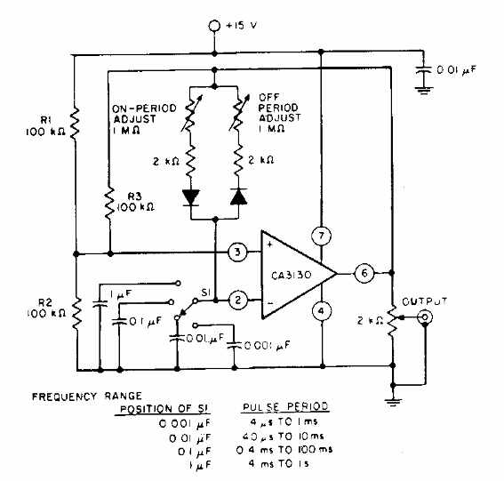 Astable CA3130 
