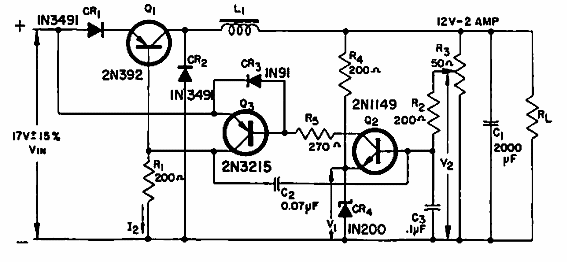 Regulador conmutado 12 V x 2 A 
