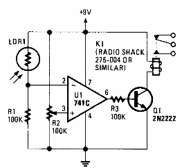 Detector de luz 
