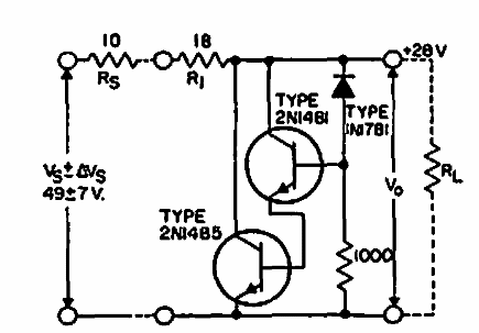 Regulador de derivación de 28 V 
