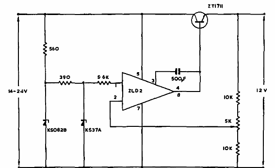 Regulador DC para 12 V 
