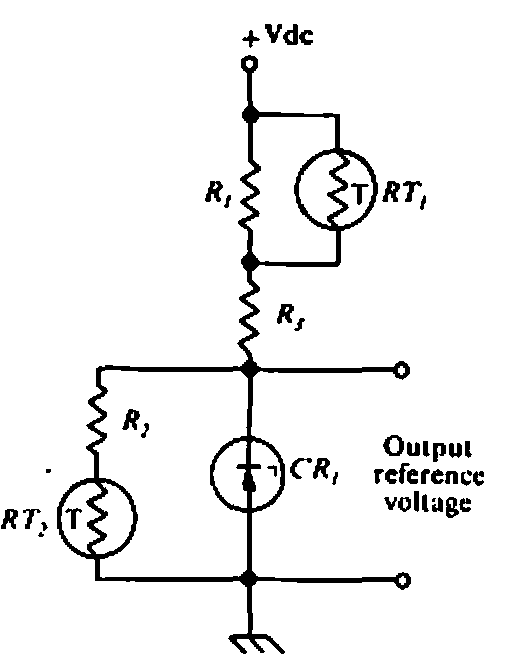 Compensación de temperatura para diodos de referencia 
