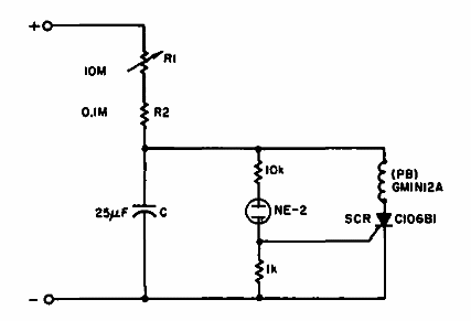 Pulsador de 90 V 
