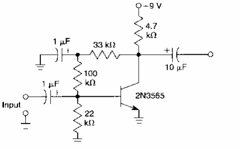 Preamplificador de micrófono dinámico 
