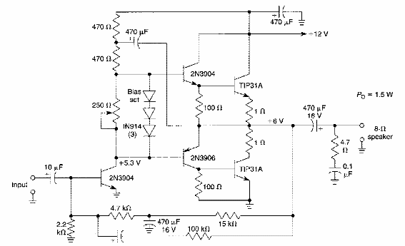 Amplificador de potencia 
