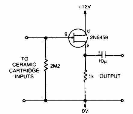 Preamplificador con FET
