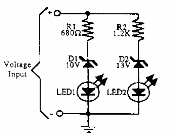 Indicador para batería de 12 V 
