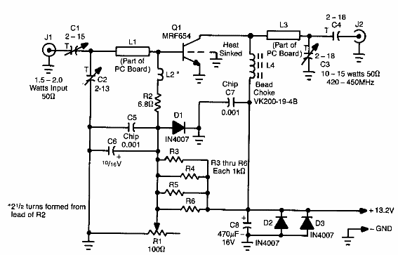 Booster de 10 a 15 W para ATV 
