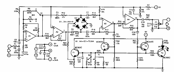 Circuito de efectos de sonido 
