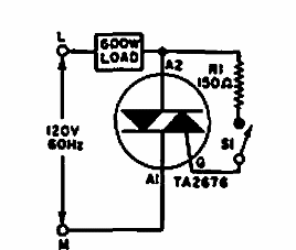 Contactor simple con Triac 
