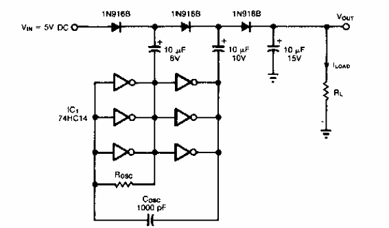 Triplicador de tensión CMOS 
