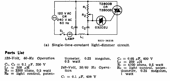 Atenuador con triac 1 
