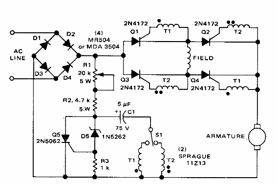 Control de dirección y velocidad para motores 
