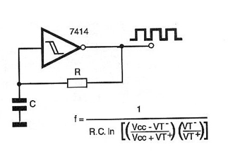 Oscilador TTL 
